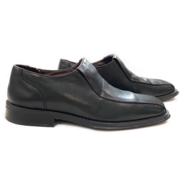 Kenneth Cole Black Leather Dress Shoes Size 7 - Picture 3 of 7